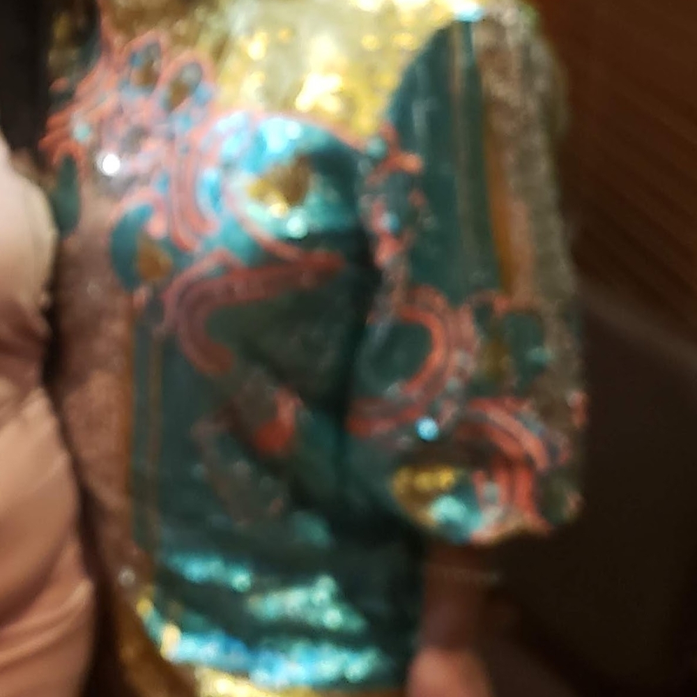 Colorful Sequin Mini-Dress